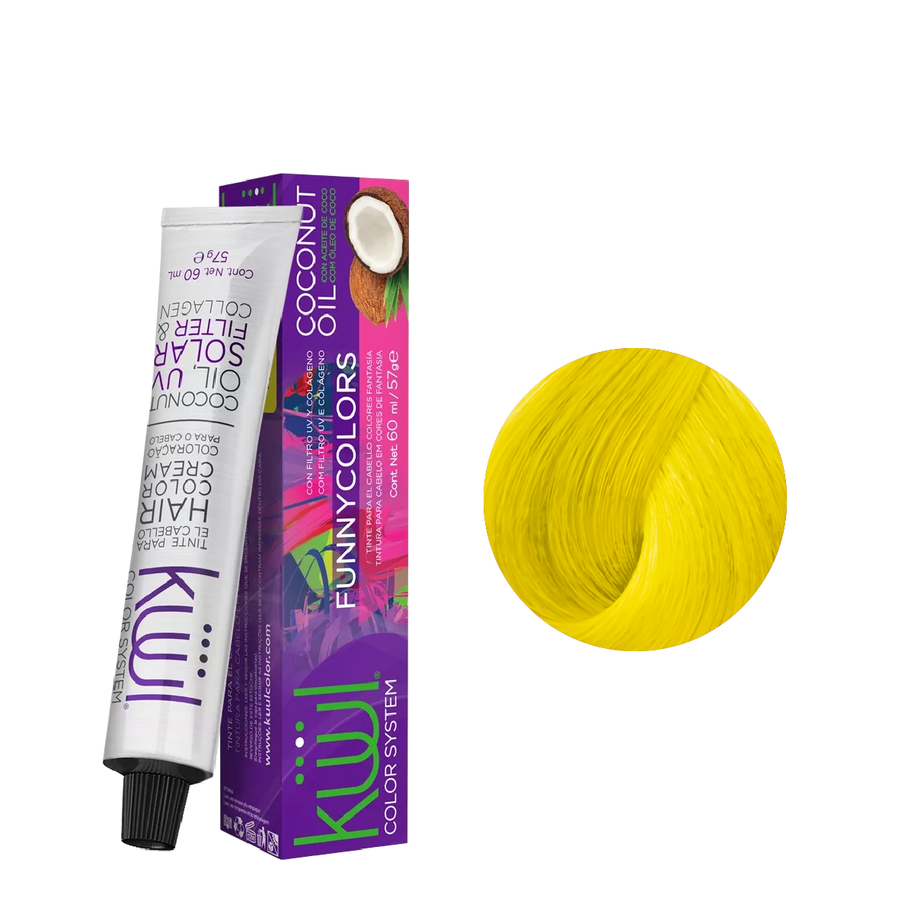 Tinte Kuul Funny Colors Amarillo Neón 60ml