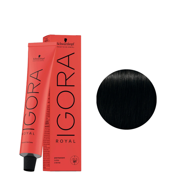 Schwarzkopf Tinte Igora Royal 1-0 Negro 60ml