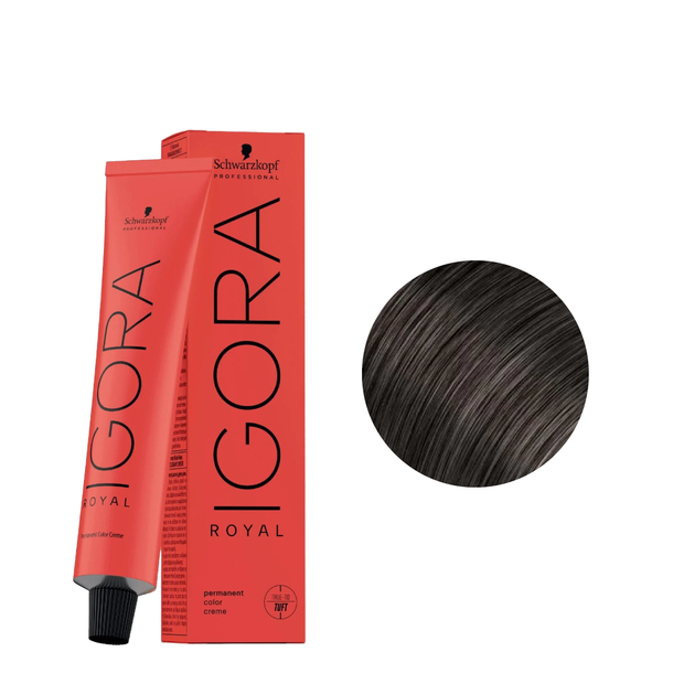 Schwarzkopf Tinte Igora Royal 4-63 Castaño Medio Chocolate Mate 60ml