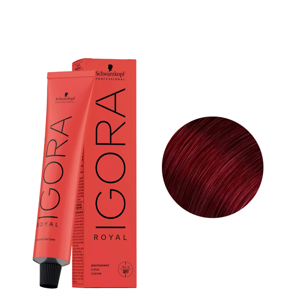Schwarzkopf Tinte Igora Royal 4-88  Castaño Medio Rojo Intenso 60ml