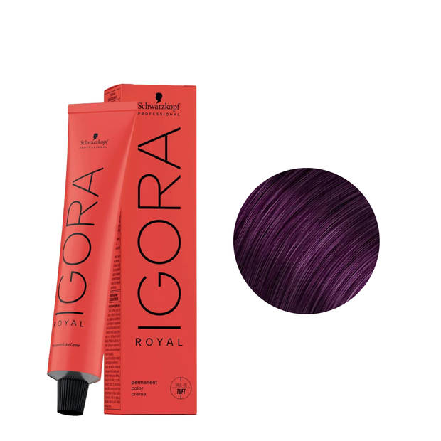 Schwarzkopf Tinte Igora Royal 4-99  Castaño Medio Violeta Intenso 60ml