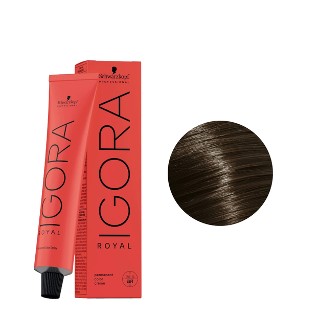Schwarzkopf Tinte Igora Royal 5-16 Castaño Claro Ceniza Chocolate 60ml