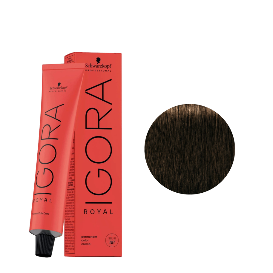Schwarzkopf Tinte Igora Royal 5-63 Castaño Claro Chocolate Mate 60ml