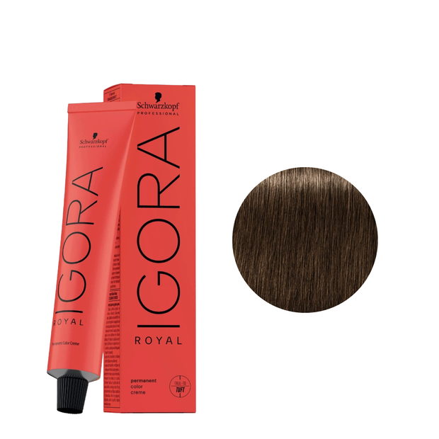 Schwarzkopf Tinte Igora Royal 6-0 Rubio Oscuro Natural 60ml