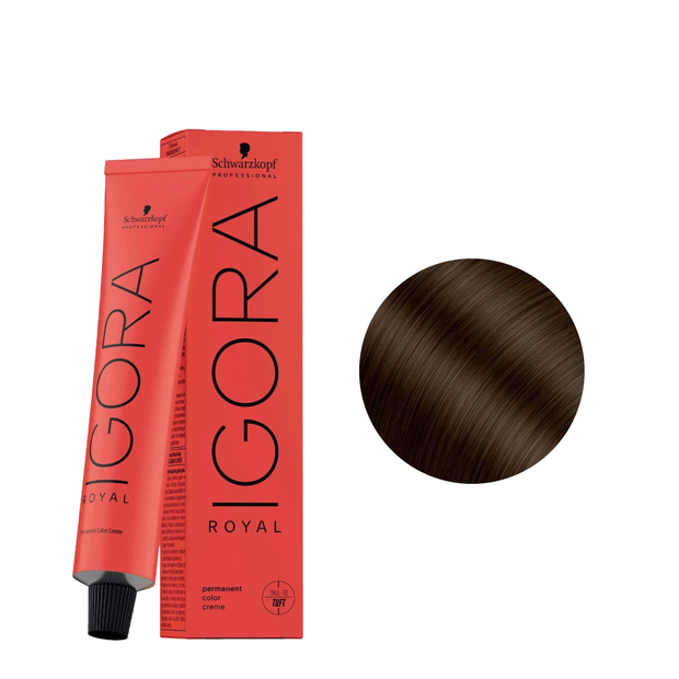 Schwarzkopf Tinte Igora Royal 6-46 Rubio Oscuro Beige Marrón 60ml