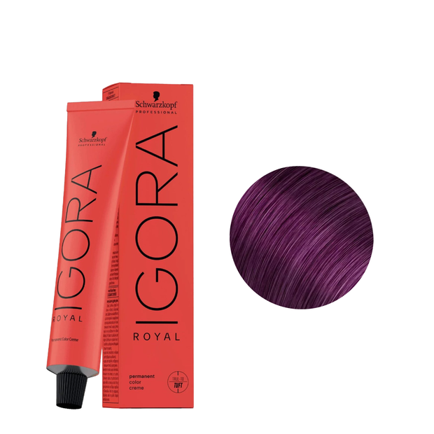 Schwarzkopf Tinte Igora Royal 6-99 Rubio Oscuro Violeta Intenso 60ml