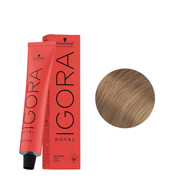 Schwarzkopf Tinte Igora Royal 9-65 Rubio Muy Claro Marrón Dorado 60ml