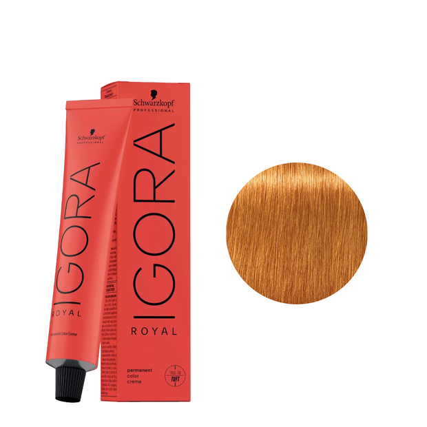 Schwarzkopf Tinte Igora Royal 9-7 Rubio Muy Claro Cobrizo 60ml