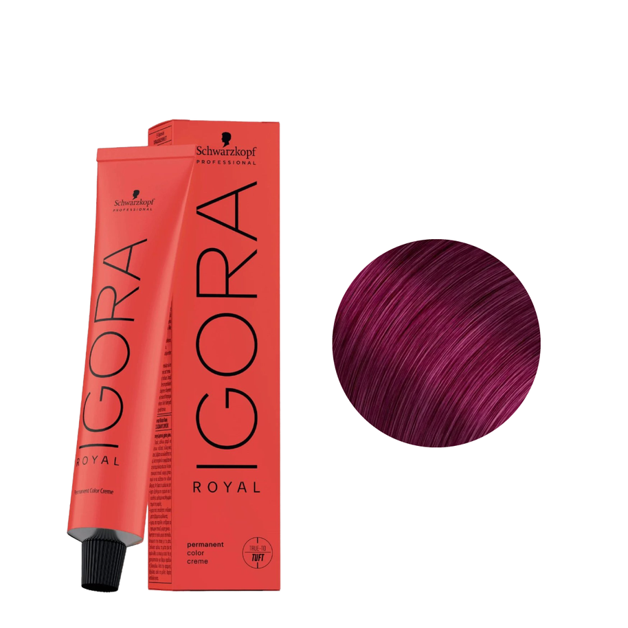 Schwarzkopf Tinte Igora Royal Igora Royal 9-98 Rubio Muy Claro Violeta Rojo 60ml