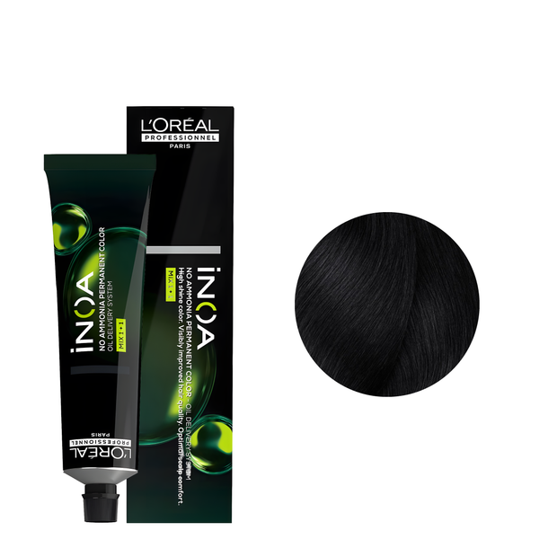 Loreal Tinte Inoa 2.10 Castaño Oscuro Ceniza Intenso 60ml