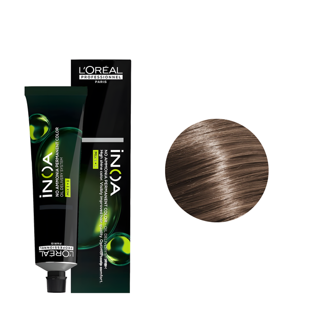 Loreal Tinte Inoa 8.1 Rubio Claro Ceniza 60ml
