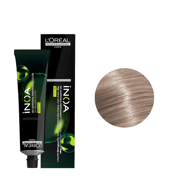 Loreal Tinte Inoa 9.1 Rubio Muy Claro Ceniza 60ml