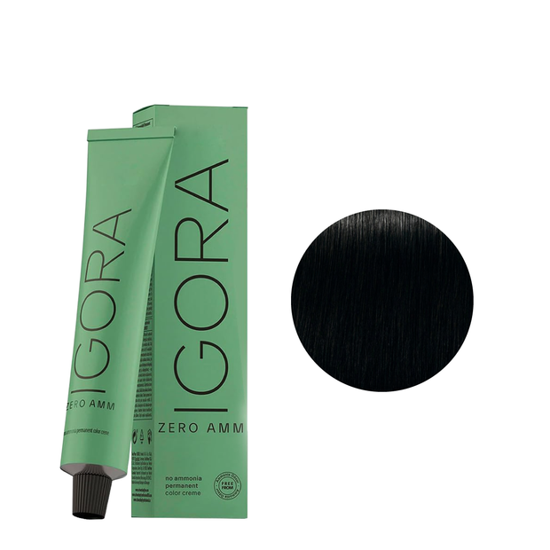 Schwarzkopf Tinte Igora Zero amm 1-0 Negro Natural 60ml