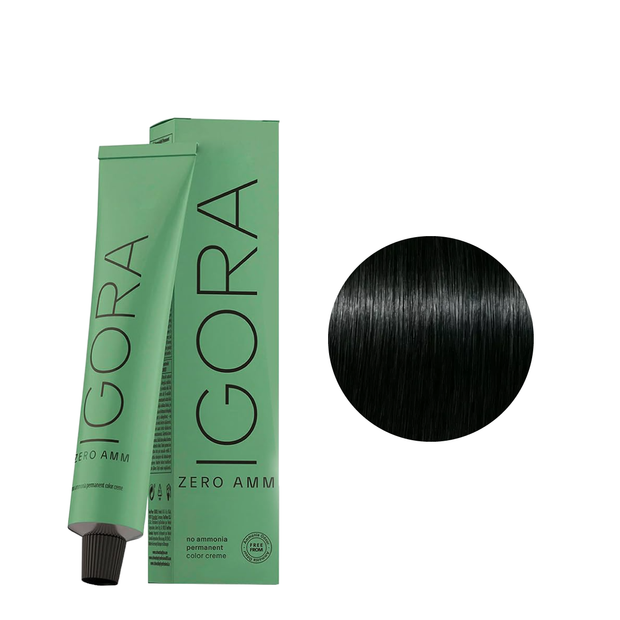 Schwarzkopf Tinte Igora Zero amm 3-0 Castaño Oscuro Natural 60ml