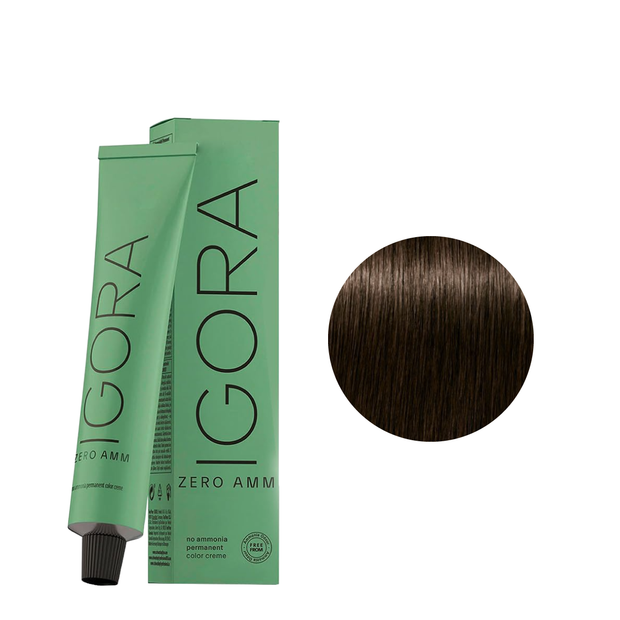 Schwarzkopf Tinte Igora Zero amm 4-0 Castaño Medio Natural 60ml