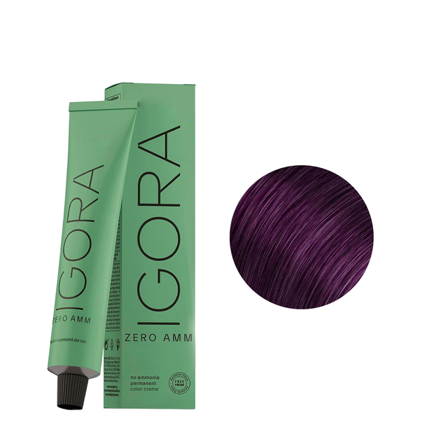 Schwarzkopf Tinte Igora Zero amm 4-99 Castaño Medio Violeta Intenso 60ml