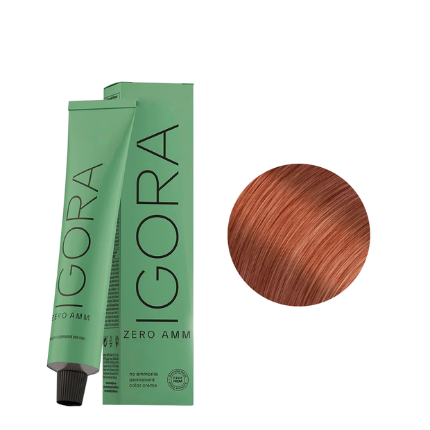 Schwarzkopf Tinte Igora Zero amm 7-77 Rubio Medio Cobrizo Intenso 60ml