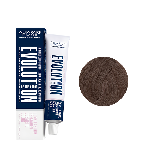 Alfaparf Tinte Evolution 7.51 Rubio Medio Caoba Ceniza 60ml