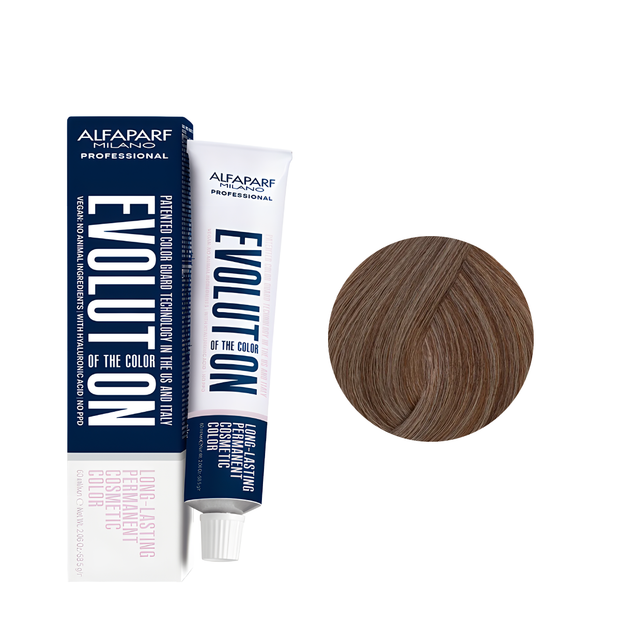 Alfaparf Tinte Evolution 8.05 Rubio Claro Ligeramente Caoba 60ml