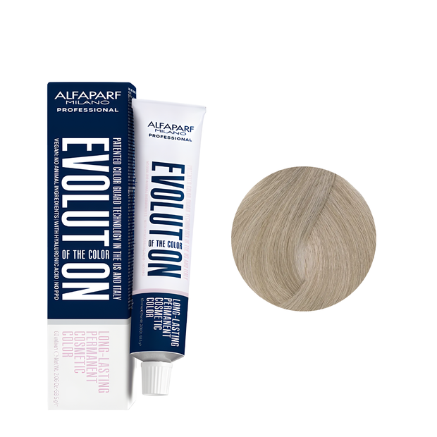 Alfaparf Tinte Evolution 9.04 Rubio Muy Claro Ceniza 60ml