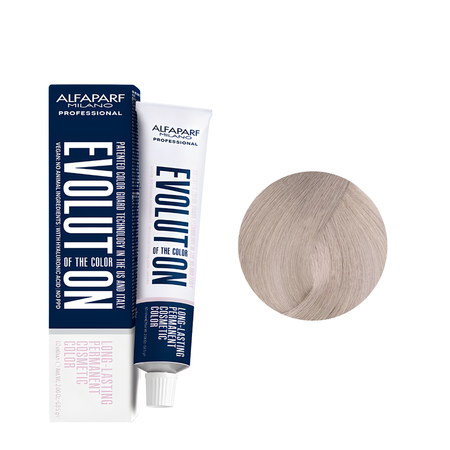 Alfaparf Tinte Evolution 9.21 Rubio Clarisimo Irisado Ceniza 60ml