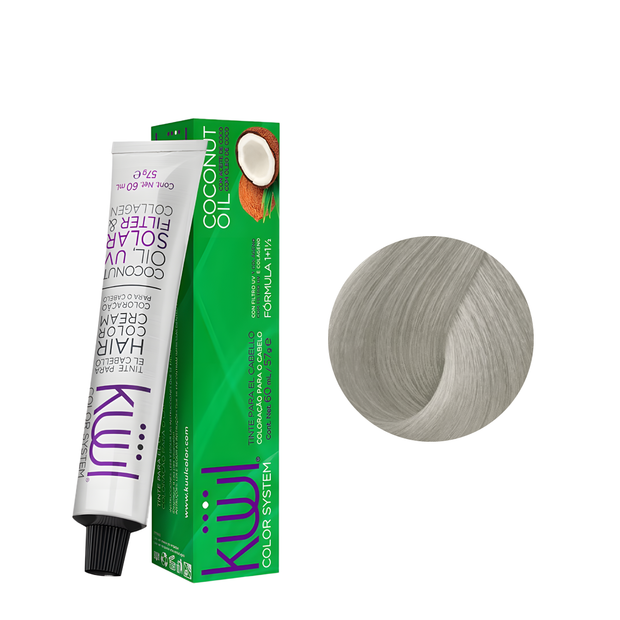 Tinte Kuul 10.11 Rubio Extra Claro Cenizo Intenso 60ml