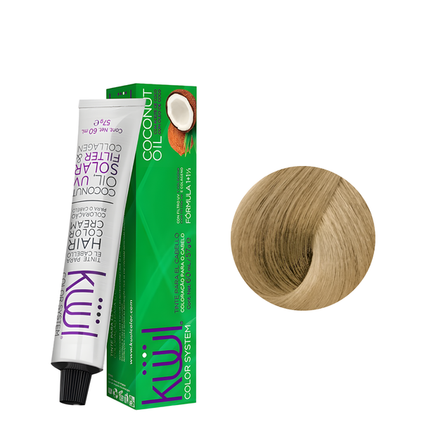 Tinte Kuul 10.31 Rubio Extra Claro Dorado Cenizo 60ml