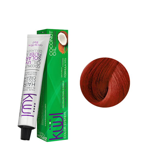 Tinte Kuul 8.66 Rubio Claro Rojo Intenso 60ml