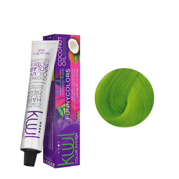 Tinte Kuul Funny Colors Verde Neón 90ml